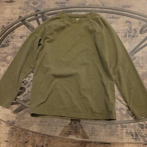 Athletic works size 8 green long sleeve tshirt